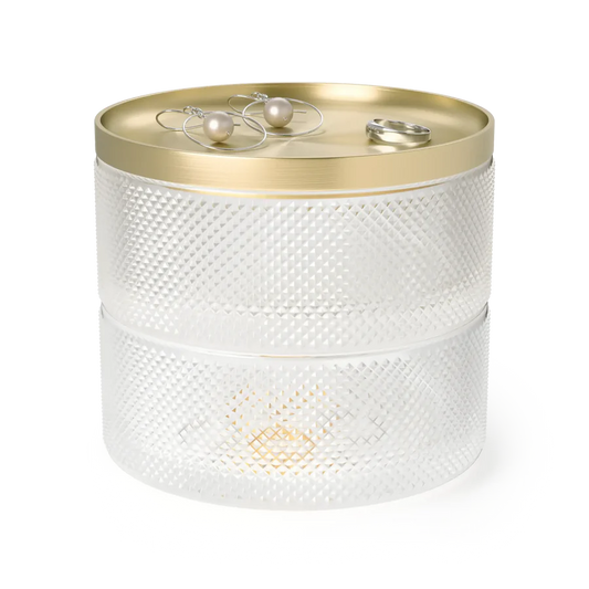Tesora Box - Brass/Glass