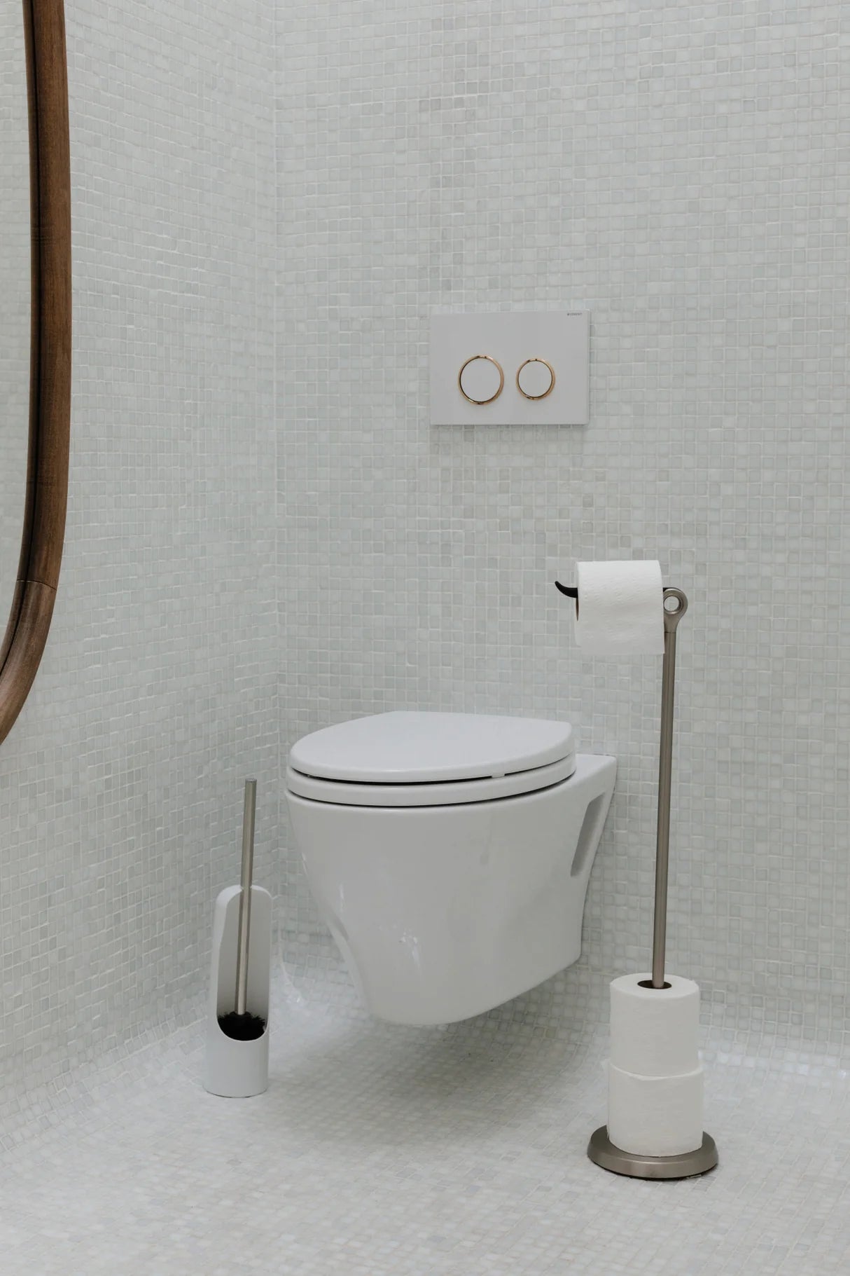 Tucan Toilet Paper Stand - Nickel