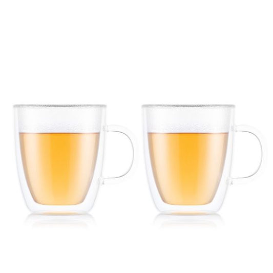 Bistro Double Wall Jumbo Mug (Set of 2), 0.45L/15oz